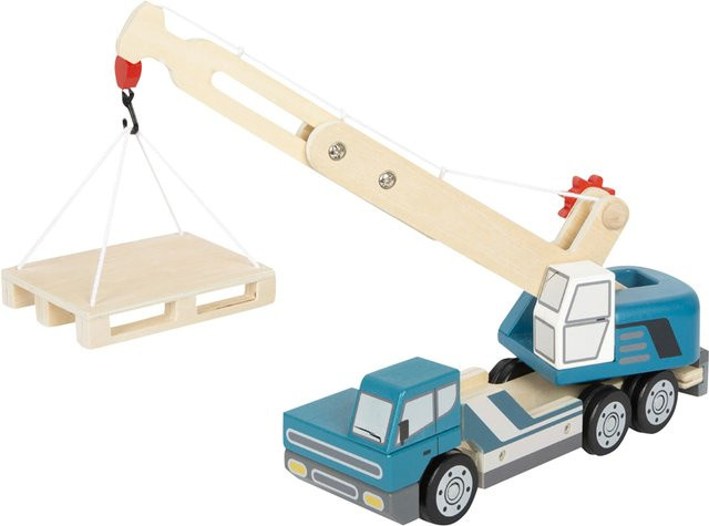 Small Foot Kranwagen mit Palette Holz ab 2 Jahren - Bild 1