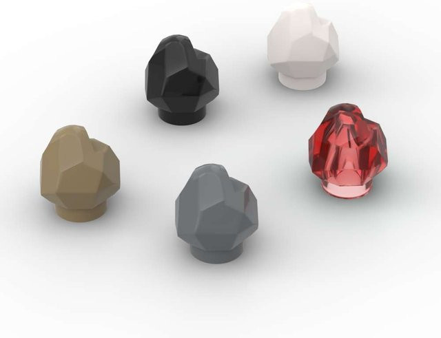 SixBricks Bausteine Fels, 10-teiliges Set, Zubehör - Bild 1