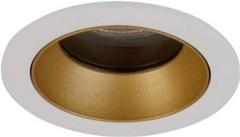 Brumberg LED-Einbauleuchte 12035753DW, rund, dimmbar, weiß/gold/messing, IP44 - Bild 1