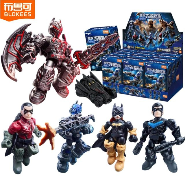 BLOKEES DC V03 Hellbat Batman Arkham Knight Justice League Defender Actionfigur, Montagemodell - Bild 1