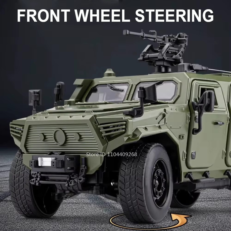 MAKEDA Dongfeng Mengshi Automodell, 1:18, Militärische Geländefahrzeuge, Metall, Gummi - Bild 5