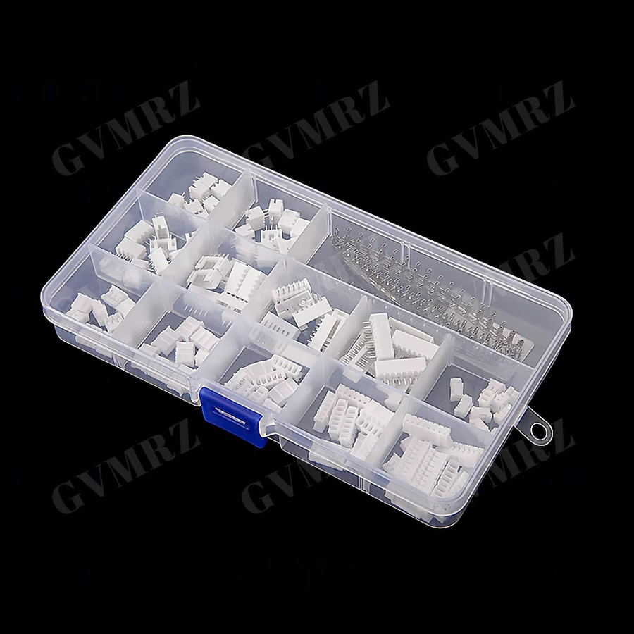 JST 220-teiliges Set PH 2,0 Steckverbinder-Kit mit Stecker und Buchsen, 2,0 mm Rastermaß, Farbe: Weiß - Bild 2