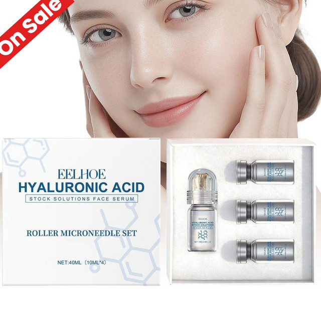 EELHOE Hyaluronsäure Mikronadel-Roller Serum Set, 40 ml - Bild 1