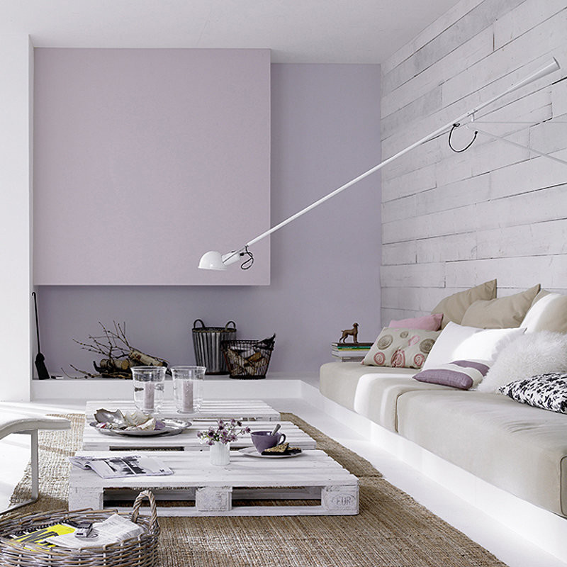 Flos 265 Wandleuchte in Weiß, verstellbare LED-Leuchte aus Stahl für Wohnzimmer und Arbeitsbereich - Bild 2