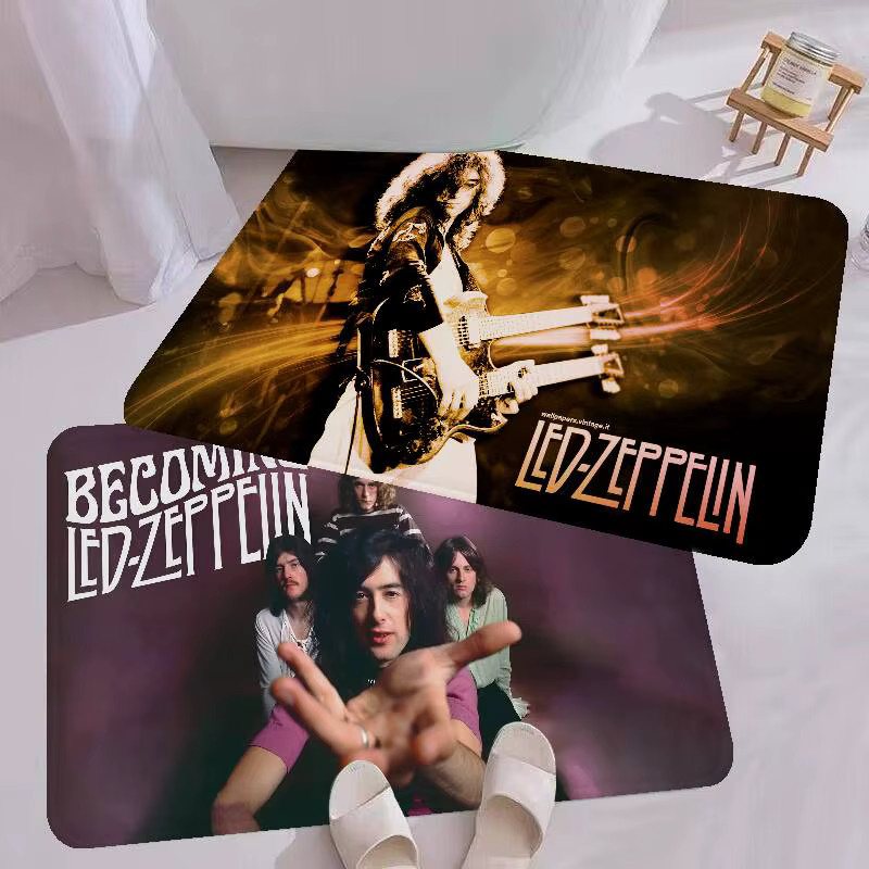 Singer L-Led Z-Zeppelin Flurteppich im Boho-Stil, rutschfester Teppich in Multicolour für Schlafzimmer und Flur, B/T: 60 x 40 cm - Bild 5
