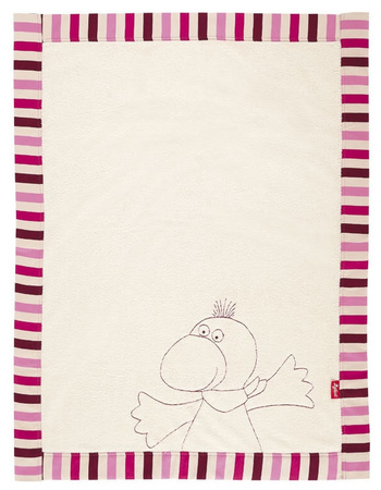 Sigikid Gisella Goose Kuscheldecke aus Baumwolle und Polyester in Weiß