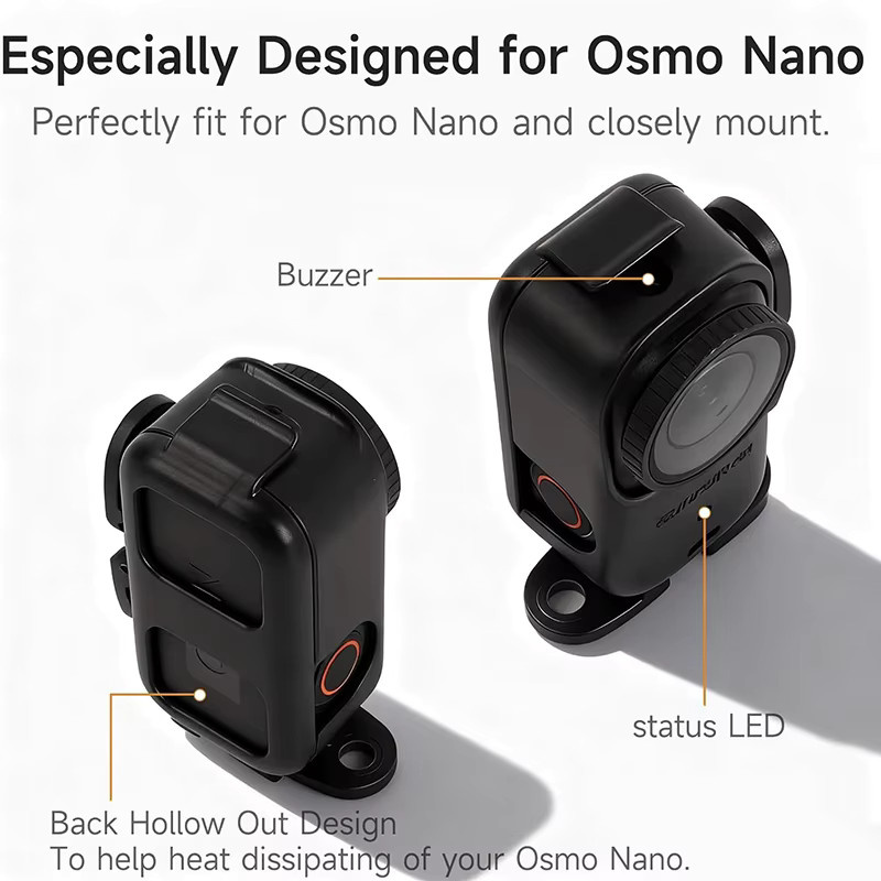 DJI Osmo Nano Käfighalterung mit faltbarem Schutzrahmen in Schwarz - Bild 5