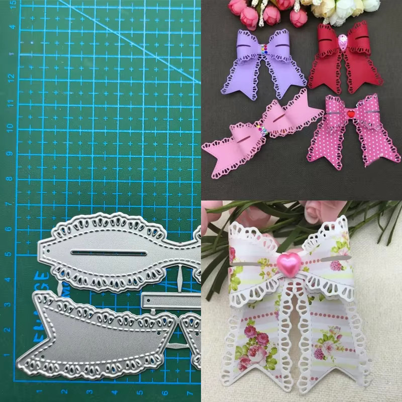 Metall Schablone in Fliegenform für DIY Bastelarbeiten, Stanzform für Papier, Prägung und Scrapbooking - Bild 2