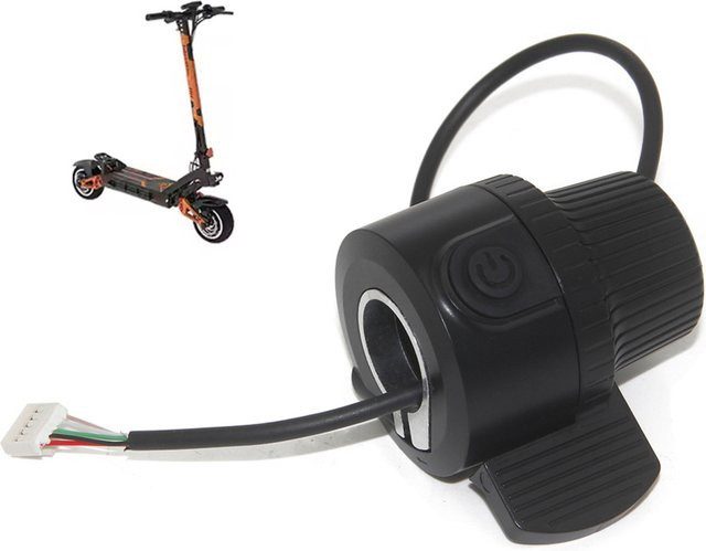 SPORTARC Roller Schalter Beschleuniger und Netzschalter für Kugoo und Kukirin G2 G3 G4 E-Scooter, Schwarz - Bild 1