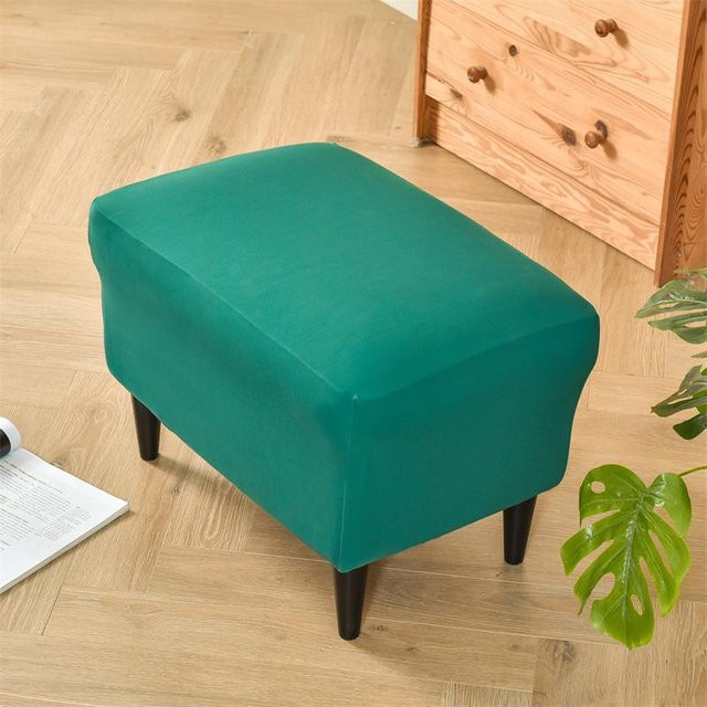 Bestbags Elastischer Stuhlbezug aus Stretch-Spandex für Ohrensessel und Sofas mit Sitzkissenbezügen, Grün, Einfarbig - Bild 1