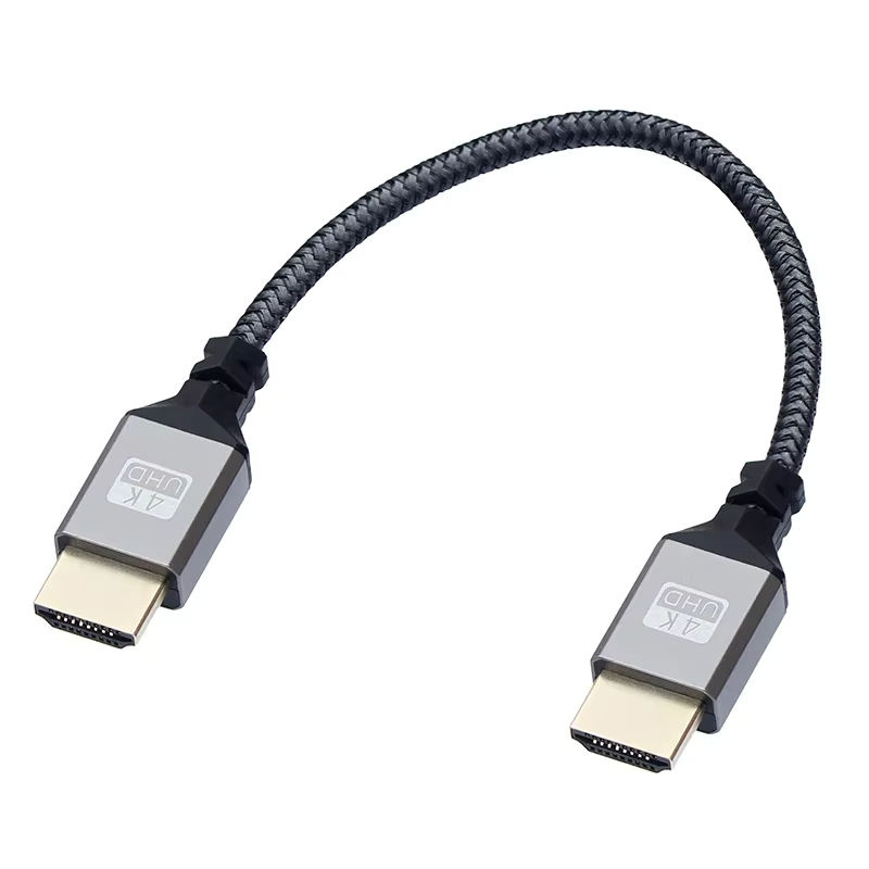 BSN HDMI Kabel V2.0 in Schwarz für 4K HD und 1080P zur Verbindung von TV-Box und Computermonitor mit vergoldeten Steckern - Bild 2