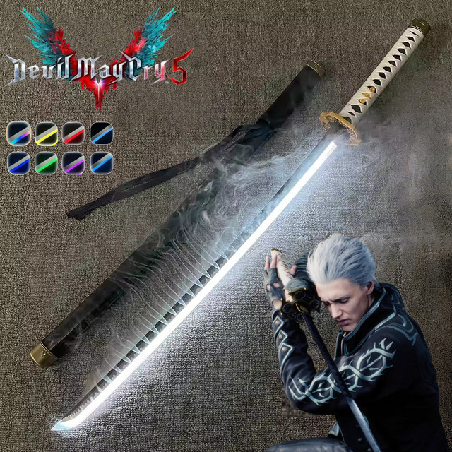 Bandai Devil May Cry Vergil LED-Nebelschwert, Holzschwert, Zubehör - Bild 1