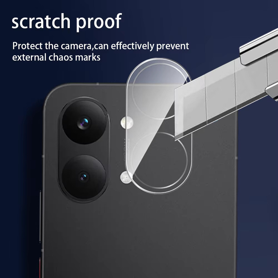 Xiaomi Poco X8 Pro Max 5G 3D Gebogener Kamera-Glasschutz Rücklinsenabdeckung Transparent - Bild 1