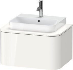 Duravit Waschtischunterschrank Happy D.2 Plus ohne Aufsatz, Weiß Hochglanz, B/T/H: 35,4 x 65 x 48 cm - Bild 1