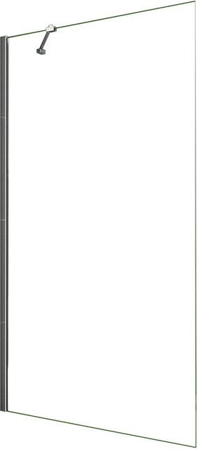 AICA Walk-in Duschkabine mit Diagonal-Stabilisator aus 8mm ESG-Glas in Transparent, B: 140 cm, H: 200 cm - Bild 1