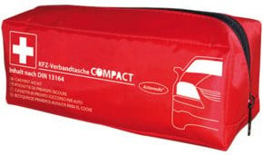 Gramm Medical Actiomedic Kfz-Verbandtasche COMPACT DIN 13 164:2014 in Rot - Bild 1