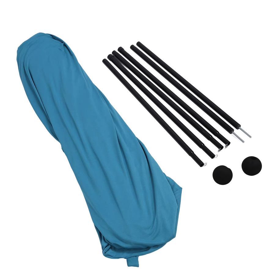 Wasserdichte Outdoor Strandüberdachung in Blau mit Tragetasche für Camping und Windschutz - Bild 2