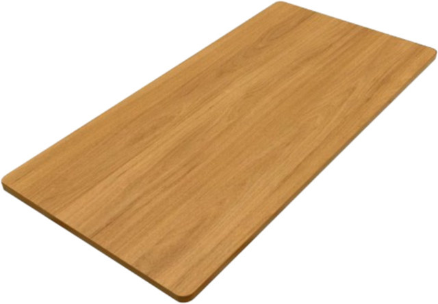 FlexiSpot Tischplatte Ahorn in Weiß, rechteckig, B: 160 cm, T: 80 cm - Bild 1