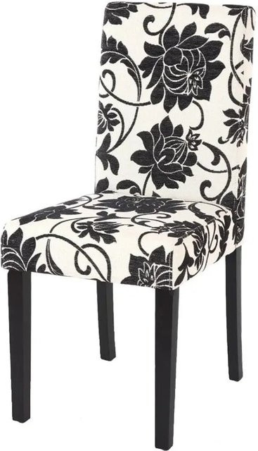 MCW Esszimmerstuhl Littau 2er-Set aus Textil Jacquard mit dunklen Beinen - Bild 2