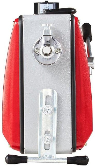 Elektrische Abflussreiniger-Maschine von Buying Solutions MB in Rot und Silber mit 400W und 1400 U/min inklusive Stahlfederkabeln (20m x 16mm, 5m x 9.5mm und 0.4m x 12mm) - Bild 1