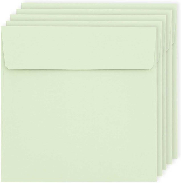 Rico Design Paper Poetry Luxury Umschläge Quadratisch Salbeigrün - Bild 1