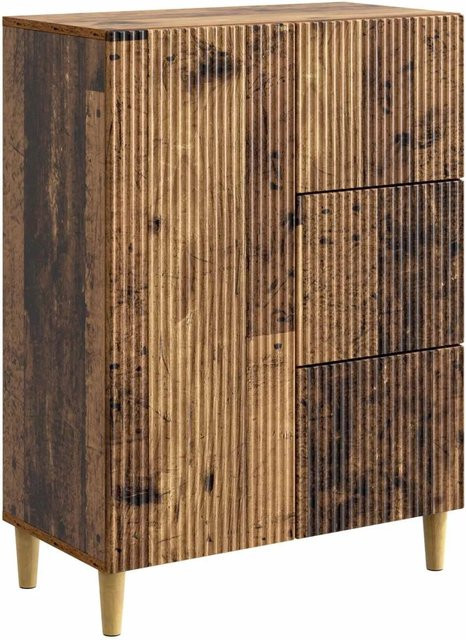 vidaXL Sideboard Vintage aus Holzwerkstoff in Braun, B/T/H: 66 x 34,5 x 90 cm - Bild 1
