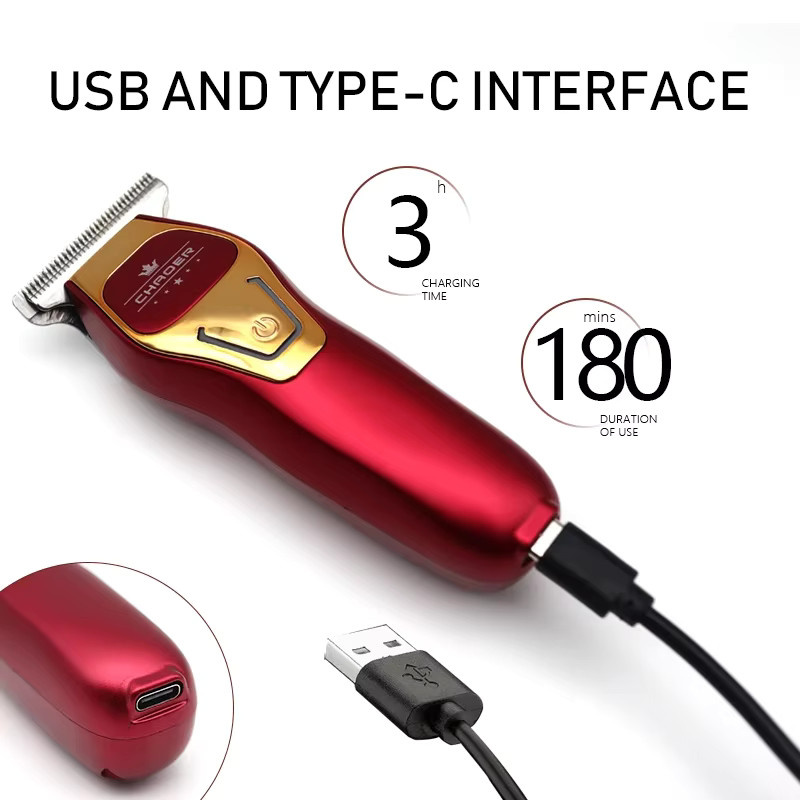 CHAOER A97 Herren-Haarschneidemaschine, Mini-Trimmer, USB wiederaufladbar - Bild 3