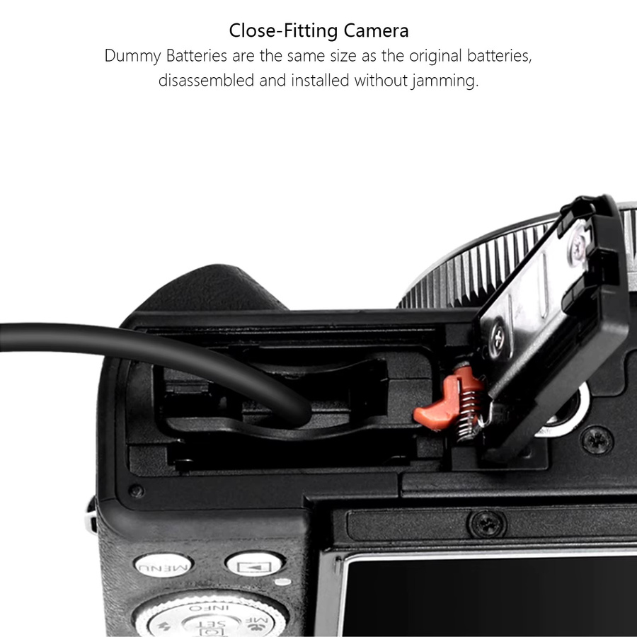 Probty NB13L NB-13L Dummy-Batterie DR-110 USB-A Netzteil DC-Koppler für Canon Kompaktkameras in Schwarz - Bild 3