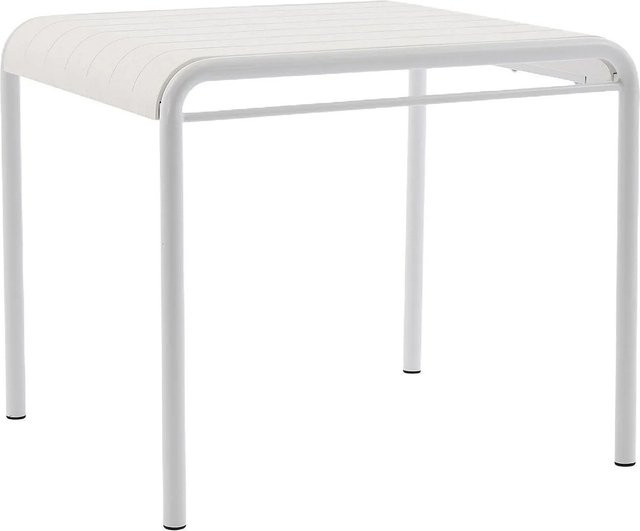 Gartentisch Moah von Vente-unique in Weiß aus Polypropylen, Durchmesser: 90,5 cm - Bild 1