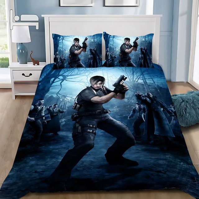 Bettwäsche-Set Resident Evil mit Bettbezug und Kissenbezügen aus Polyester, B/H: 135 x 200 cm - Bild 1