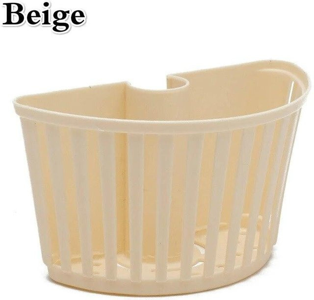 Love Home Garden Abflussregal für das Waschbecken aus Kunststoff in Beige zur Schwammaufbewahrung und als Auslaufhalter - Bild 1