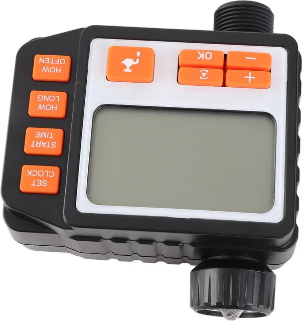 Elektronischer Gartenbewässerungstimer mfySpace mit LCD-Display und Filter in Schwarz - Bild 1
