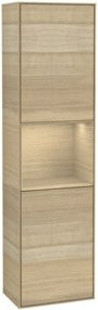 Villeroy & Boch Hochschrank Finion mit LED-Beleuchtung und Glasfachböden, B: 41,8 cm, H: 151,6 cm - Bild 1