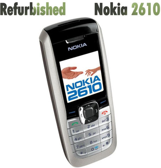 Generalüberholtes Nokia 2610 Mobiltelefon in Schwarz, entsperrt mit 1 SIM-Slot - Bild 1