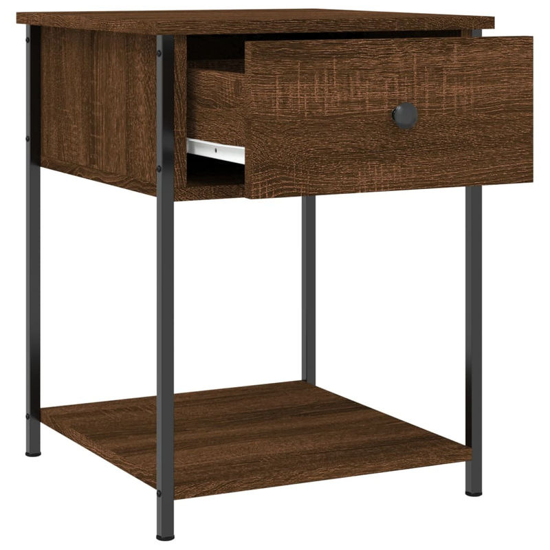 Vidaxl Nachttisch in Braun im Industrial Design, B/T/H: 44 x 45 x 58 cm - Bild 4