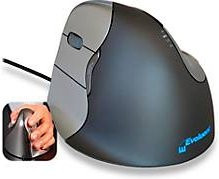 Evoluent4 Vertikale Maus für Linkshänder in Schwarz und Silber mit USB-A Anschluss - Bild 1