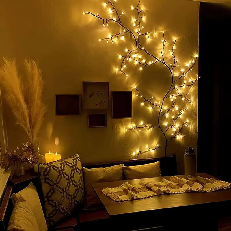 Leclstar LED Lichterkette mit 144 LEDs in Warmweiß für Wanddekoration und Schlafzimmer als DIY Atmosphäre Licht - Bild 2