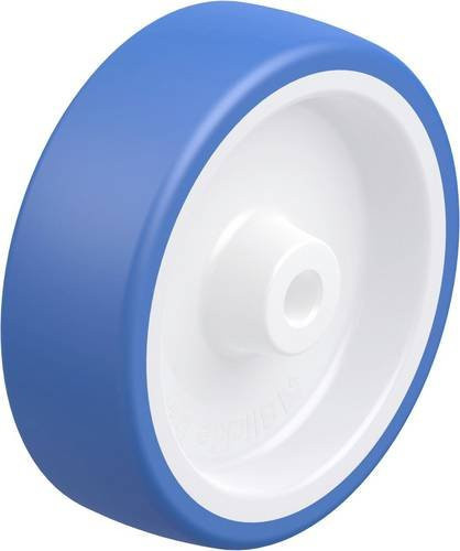 Blickle POTHS 125/12G Rad in Blau und Weiß mit Kunststoffrolle und 125 mm Durchmesser für eine Tragfähigkeit von 275 kg - Bild 1