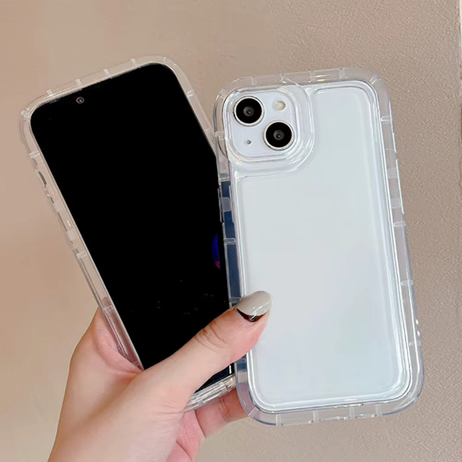 Stoßfeste transparente Handyhülle von AKABEILA für iPhone Modelle als Softcover - Bild 3
