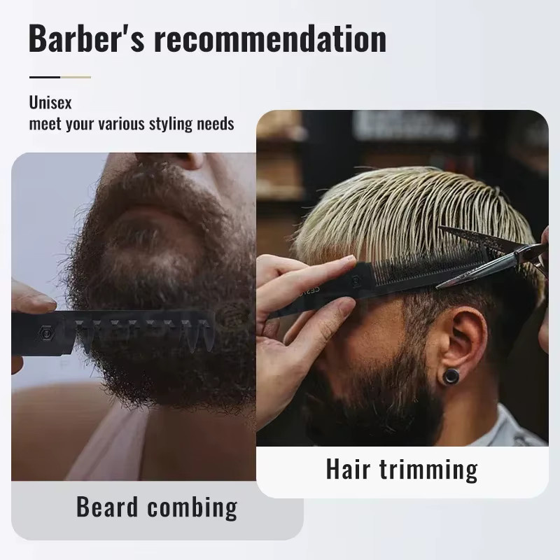Klappkamm für Haar und Bart, Kunststoff, Styling-Werkzeug - Bild 3