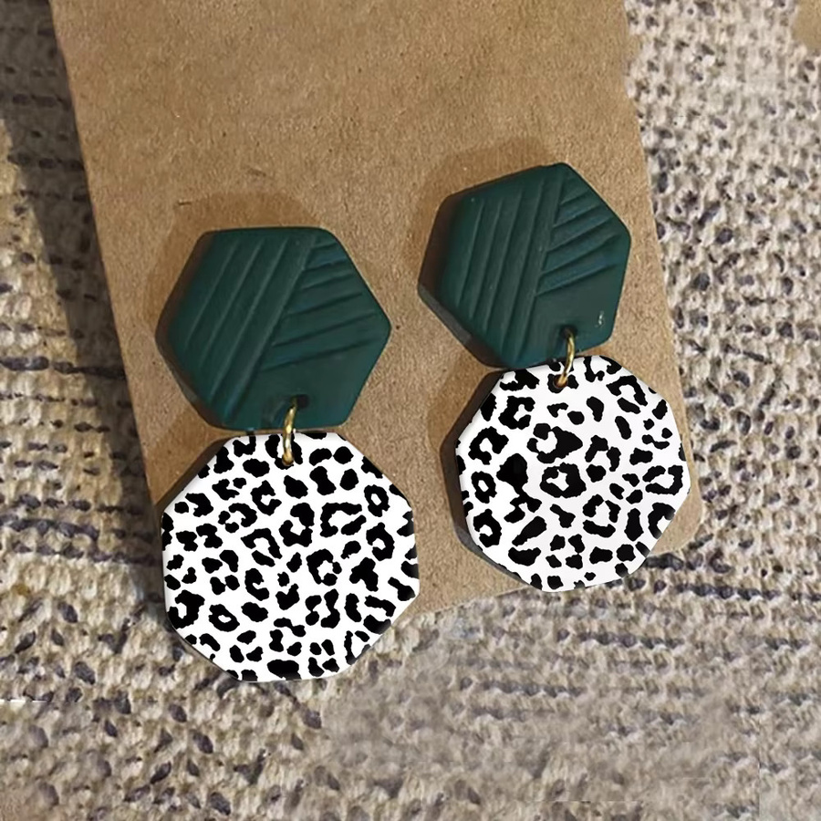 Wasserlösliche Einweg-Aufkleber mit Leopardenmuster und Blumenmotiven für Polymer-Ton in Multicolour - Bild 2