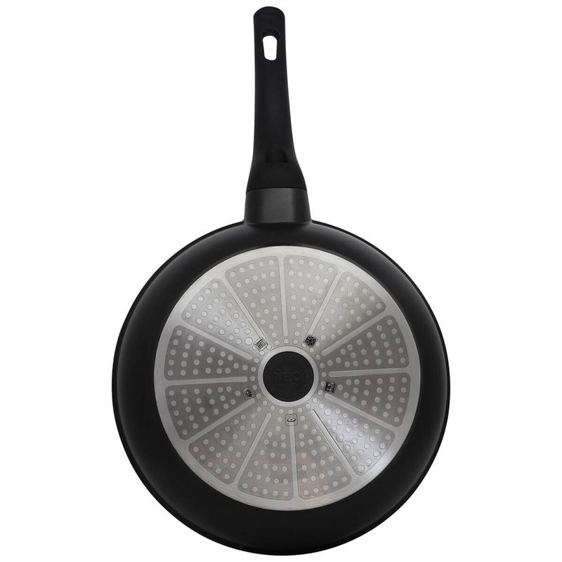 ELO Aluguss Pfanne Siloncast Schwarz, Durchmesser: 28 cm, mit Antihaftbeschichtung und Ausgießrand - Bild 6