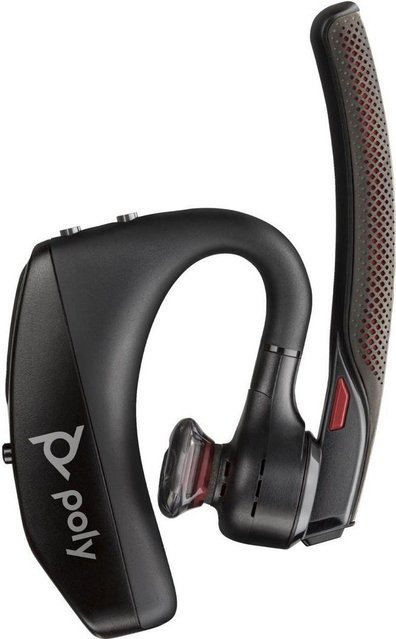 HP Poly Voyager 5200 Bluetooth Headset mit USB-A Adapter, Schwarz, Zertifiziert für Microsoft Teams - Bild 1