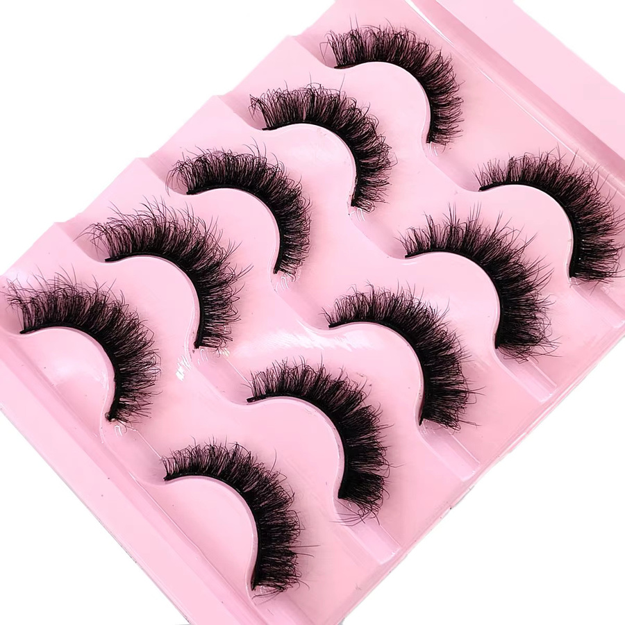Ams Falsche Wimpern, 5 Paar, Natürlich - Bild 4