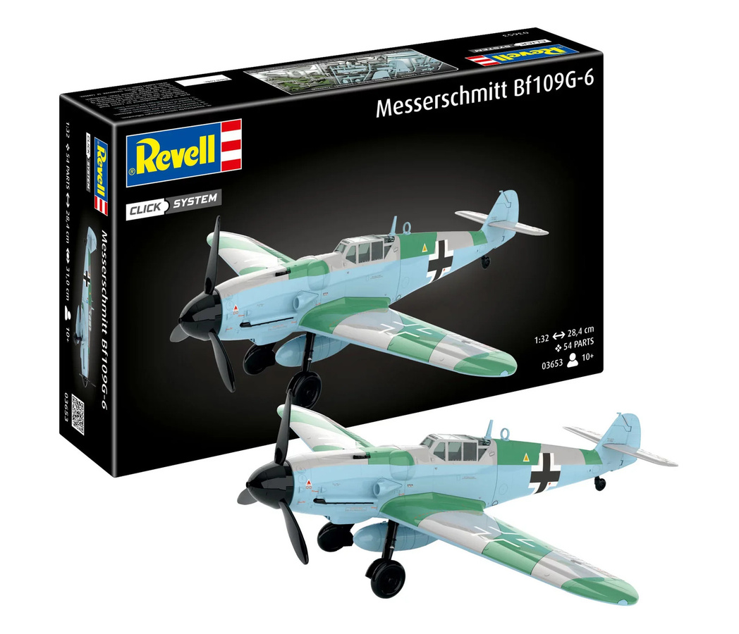 Revell Messerschmitt Bf 109 G-6, Modellbausatz, 1:32, mehrfarbig, ab 10 Jahren - Bild 3