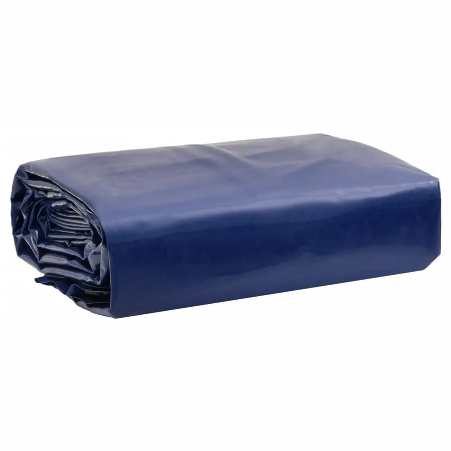 vidaXL Abdeckplane aus PVC in Blau mit 650 g/m² B/H: 6 x 1,5 m - Bild 2