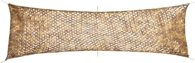 vidaXL Tarnnetz mit Aufbewahrungstasche aus Polyester in Sandfarbe, B: 519 cm, H: 142 cm - Bild 1