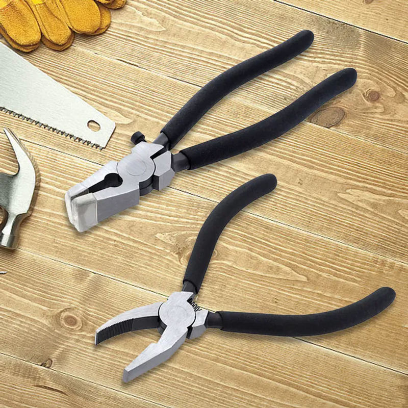 Homyl Glaszangen Set 2 Stück zum Schneiden von Glas, Spiegeln und Fliesen als Handwerkzeug - Bild 4