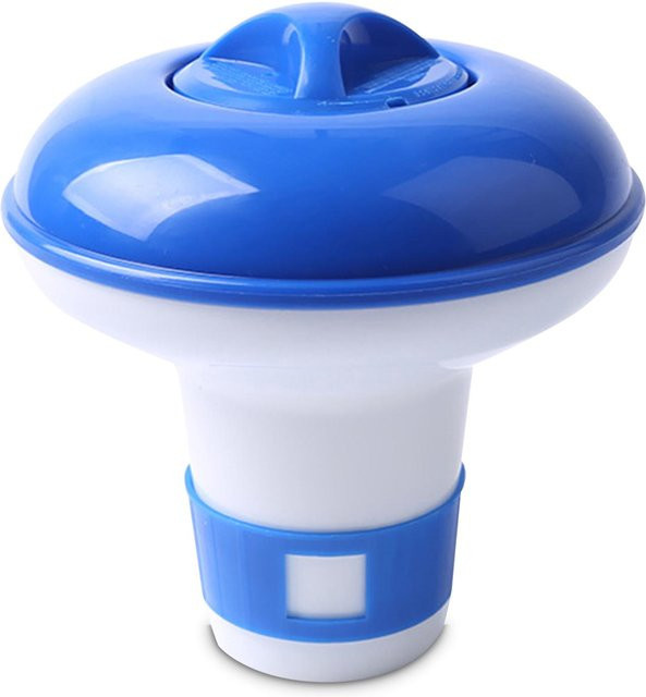 TOMTOP JMS Schwimmender 5-Zoll-Pool-Chemikalienspender in Blau zur Chlor- und pH-Wert-Regulierung für Pool und Spa - Bild 1