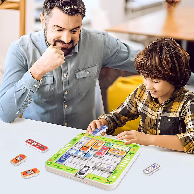 GSF Lernpuzzlespiel Parkplatz mit Fahrzeugen, ab 3 Jahre - Bild 2